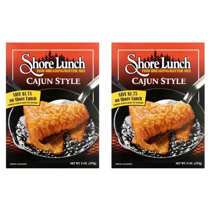 Shore Lunch Fish Breading Batter Mix, Cajun Style (9 Ounce (Pack Of 2))