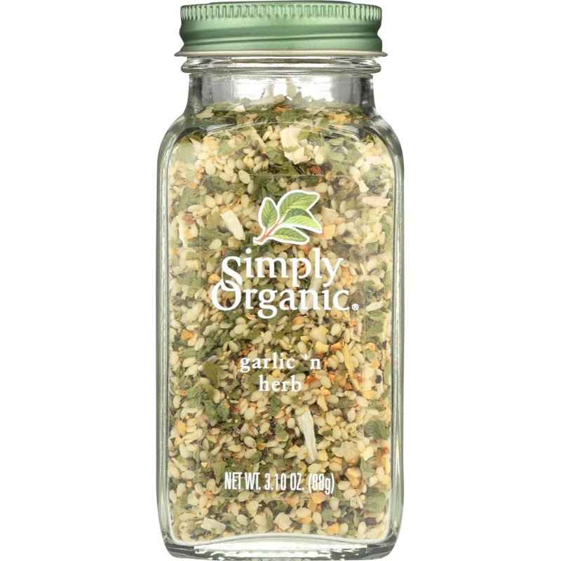 Simply Organic Garlic ‘N Herb, Certified Organic | 3.1 Oz | Pack Of 4