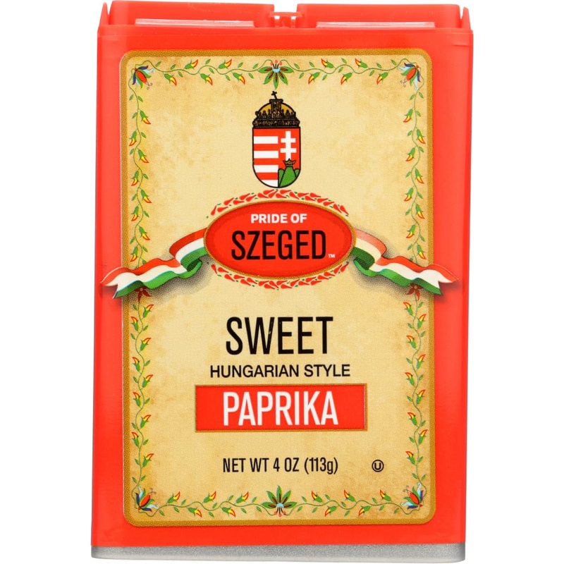 Szeged Seasoning Sweet Paprika-4 Ounce Containers, Case Of 6