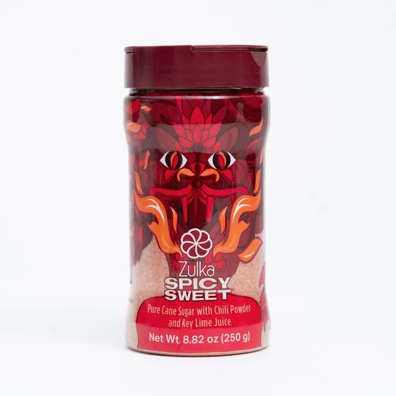 Zulka Spicy Sweet, Pure Cane Sugar With Chili Powder And Key Lime Juice, 8.82Oz