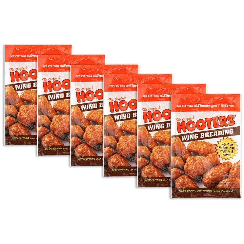 Dognnak Hooter’S Wing Breading Mix, 16-Ounce (Pack Of 6) By Hooters