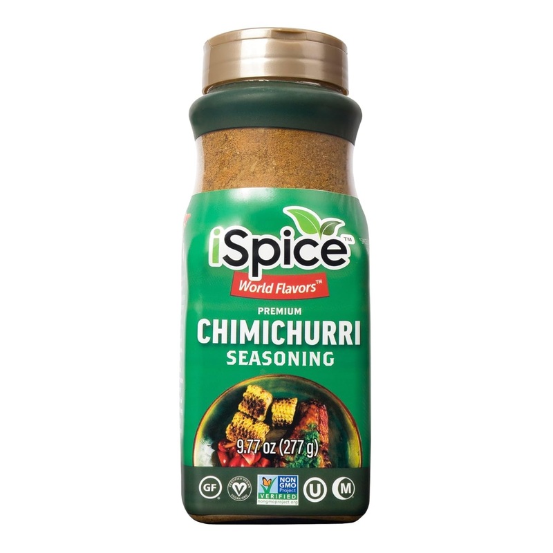 Ispice Blend | Chimichurri Seasoning | 9.77 Oz | Mixed Spice & Seasoning | Bulk Size | Halal | Kosher (Chimichurri)