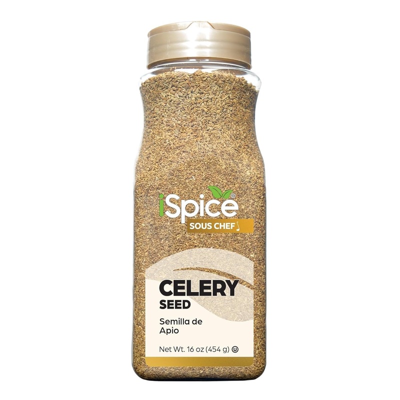 Ispice | Celery Seed Whole | Bulk Size | Gourmet Spice | Kosher (16 Ounce)