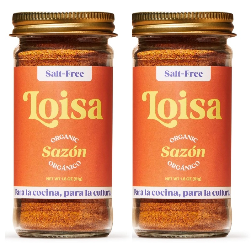Loisa Seasoning, Usda Organic, Non-Gmo, No-Msg, No Preservatives, No Artificial Coloring, No Artificial Flavors, 2.9Oz (Salt-Fre