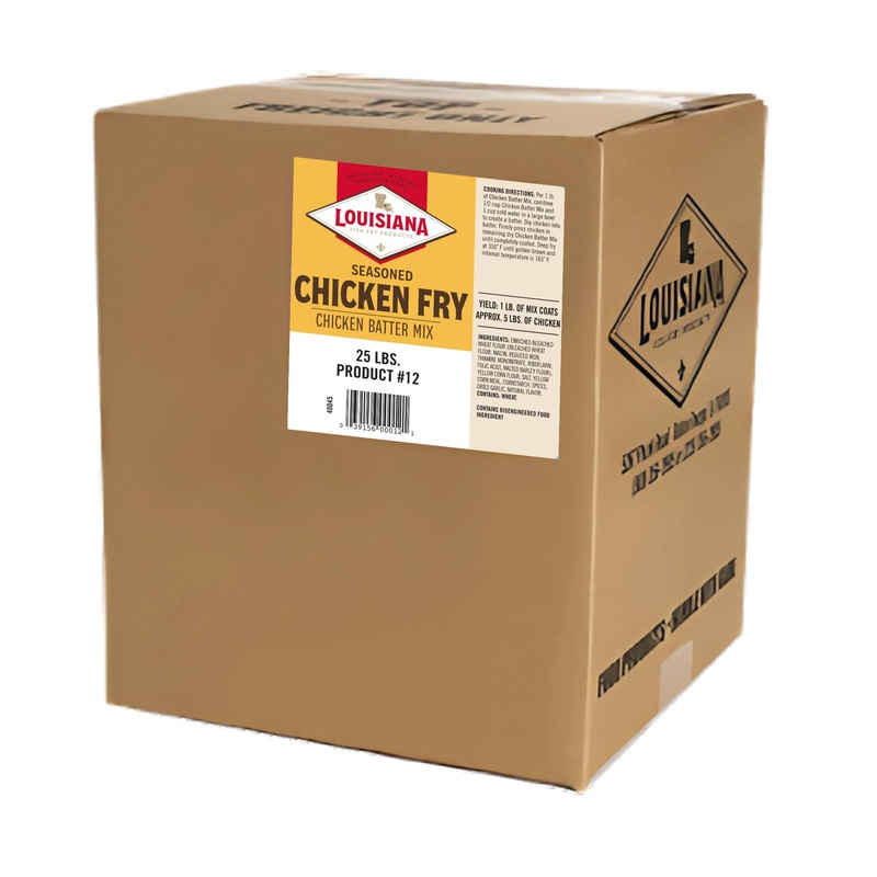 Louisiana Fish Fry Chicken Fry 25Lb Bulk, Food Service (25 Pounds)