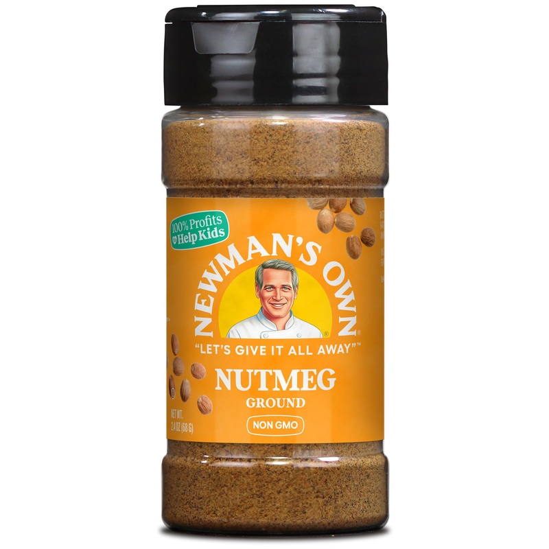 Newman’S Own Ground Nutmeg; Great For Baking Cakes, Pies, And Cookies, Non-Gmo, Kosher, 2.4 Oz. Bottle