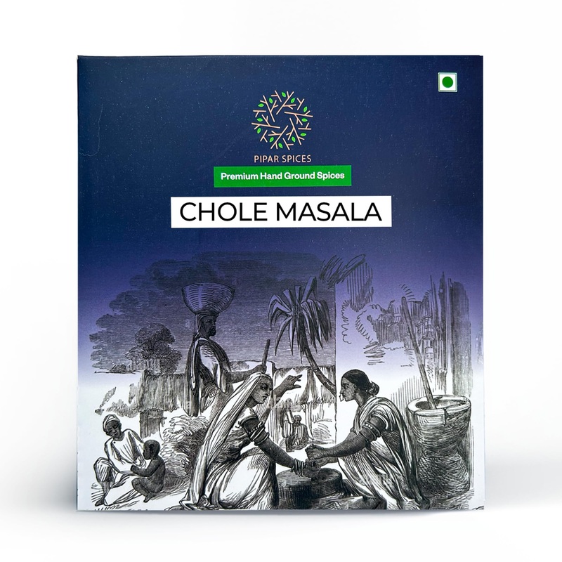 Pipar Spices Chole/Chana Masala – 100G (3.53 Oz) Pack | Hand Grounded For Rich Aroma And Flavor.