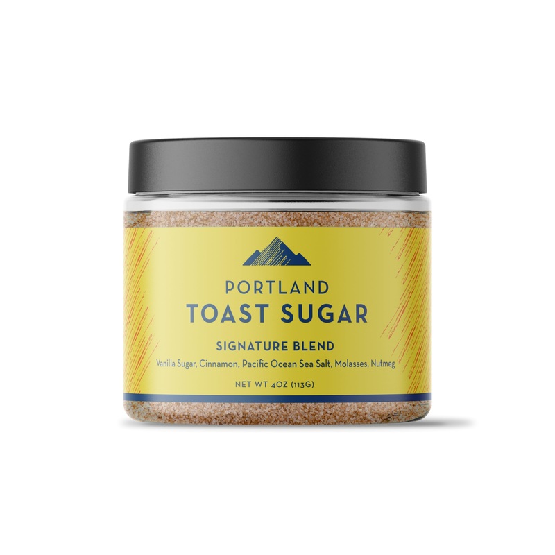 Portland Salt Co. Toast Sugar Spice Blend W/Vanilla Sugar, Cinnamon & Sea Salt – Signature All-Purpose Seasoning, Breakfast Or D
