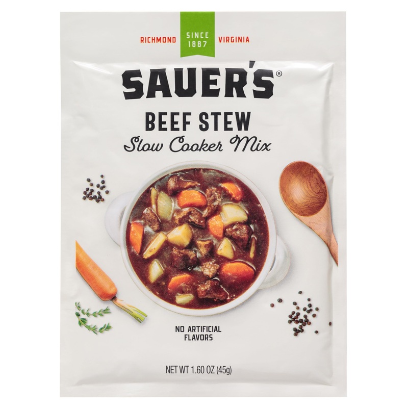 Sauer’S Beef Stew Slow Cooker Mix, 1.60 Ounce (Pack Of 1)