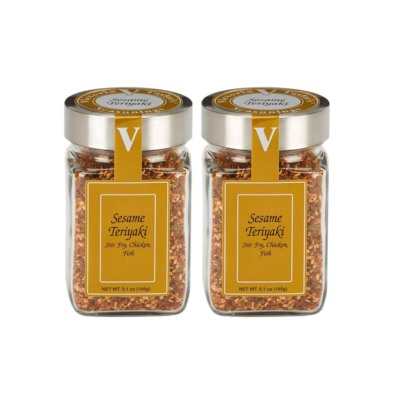 Sesame Teriyaki- Great For Stir-Fry, Noodles, Rice, Pho And More. (5.1 Oz Jar – Set Of 2)