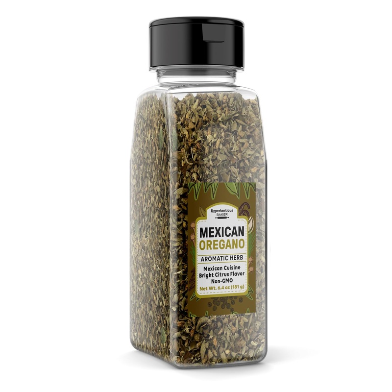 Unpretentious Mexican Oregano, 6.4 Oz, Aromatic & Flavorful, Mexican Cuisine, Dried