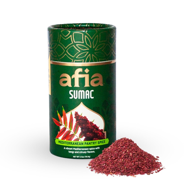 Afia – Ground Sumac Spice | Sumac Powder Pantry Spice For Middle Eastern Dishes, Meals And Cuisine | Premium Middle Eastern Spic