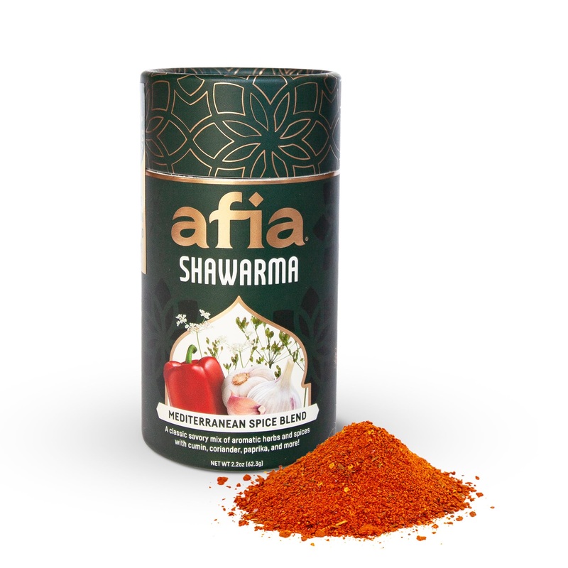 Afia Shawarma Seasoning | Mediterranean Spice Blend For Shawarma, Garlic Sauce (Toum), Flatbreads, Kebab, Kofta & Grilled Meat |
