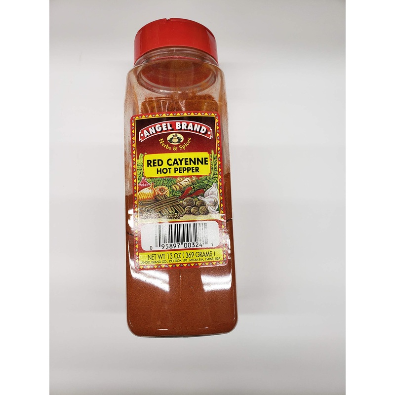 Angel Brand Red Cayenne Pepper – 13 Oz Single Bottle – Ground Cayenne Pepper Powder For Cooking, Seasoning, And Spicy Recipes.