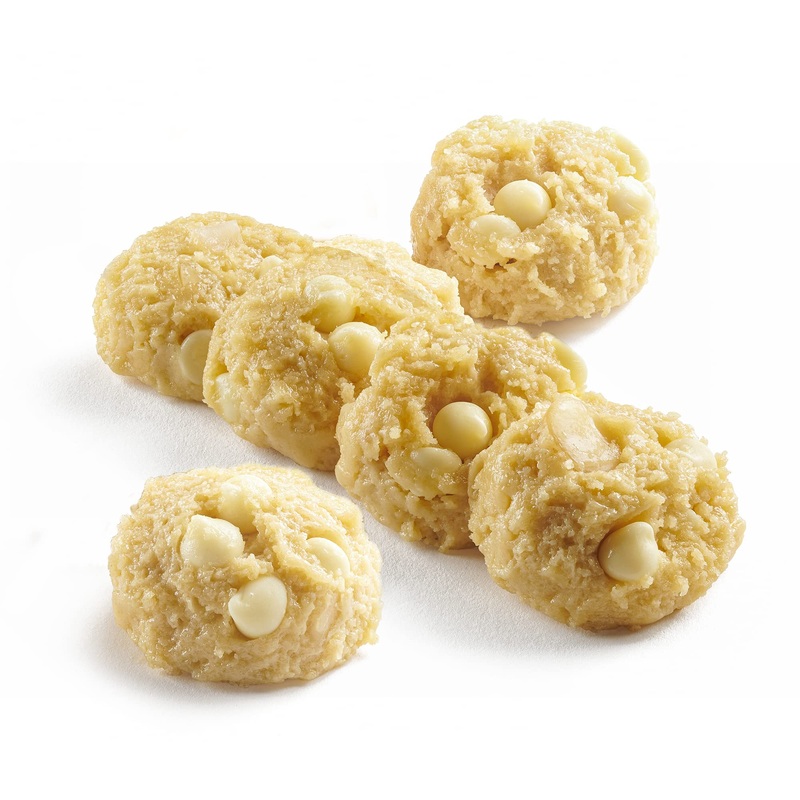 David’S Cookies Preformed Frozen Cookie Dough Macadamia White 80 Count