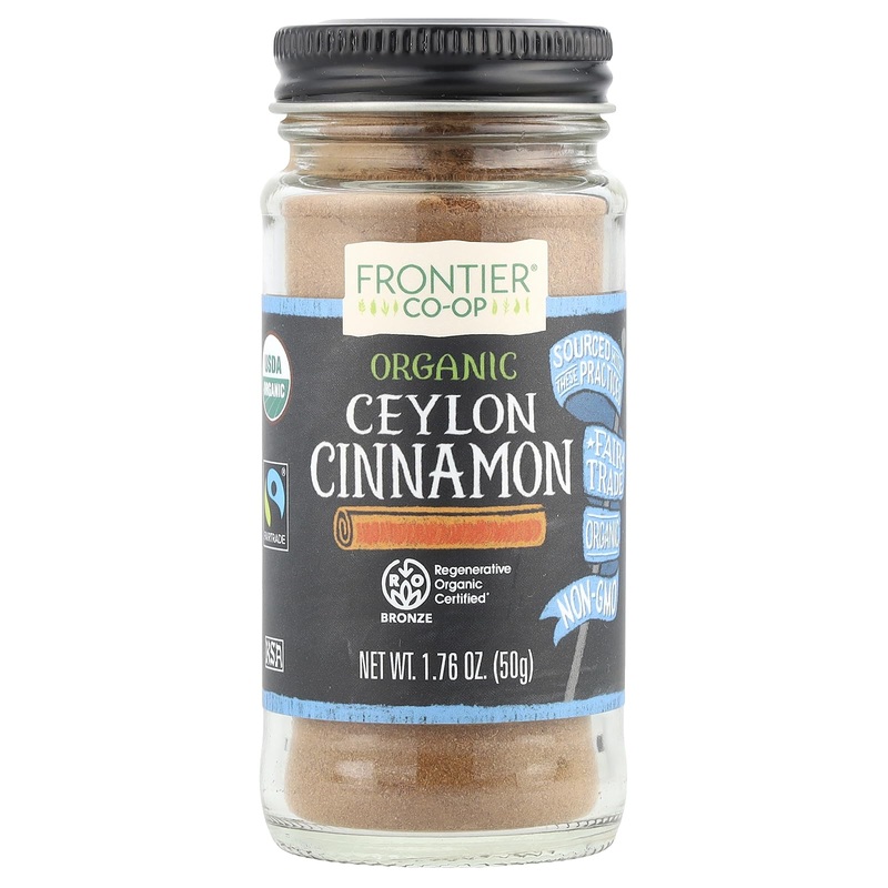 Frontier Co-Op Organic Ceylon Cinnamon, 1.76 Oz (50 G)