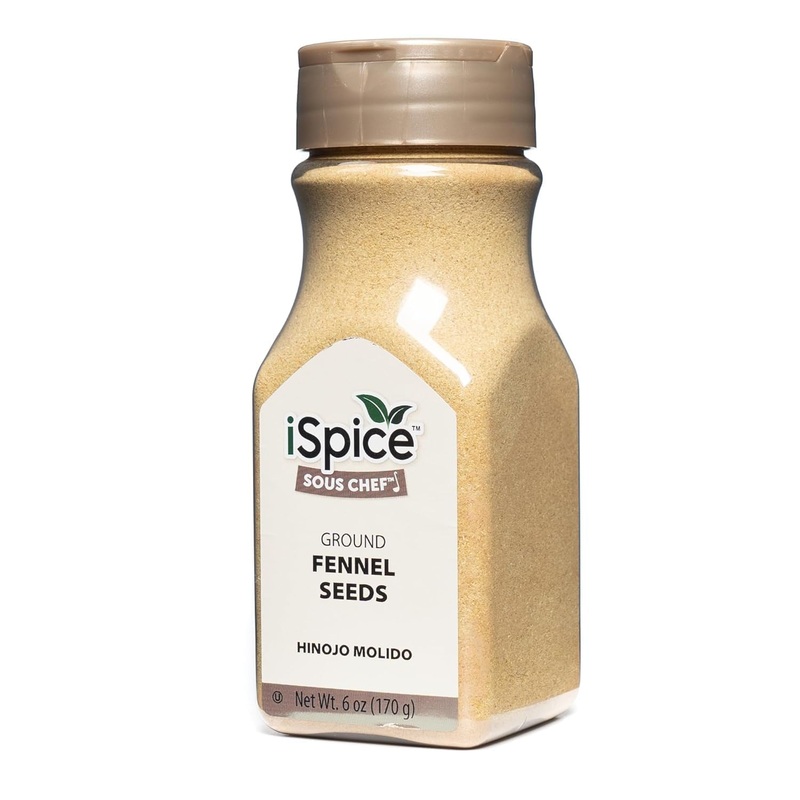 Ispice – Ground Fennel Seed Powder 6Oz (170G) (Ground)