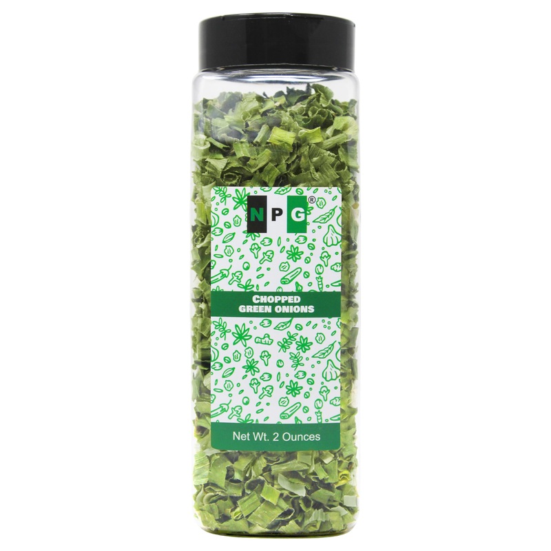 Npg Freeze Dried Chopped Green Onions 2 Oz, All Natural Non-Gmo Gluten Free, Dry Green Onions, Dried Scallions, Gourmet Spring G