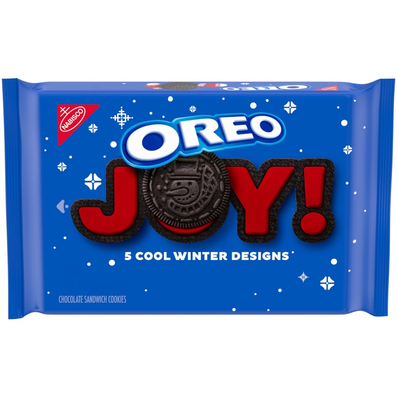 Oreo Red Creme Chocolate Sandwich Cookies, Limited Edition, Holiday Cookies, 18.71 Oz