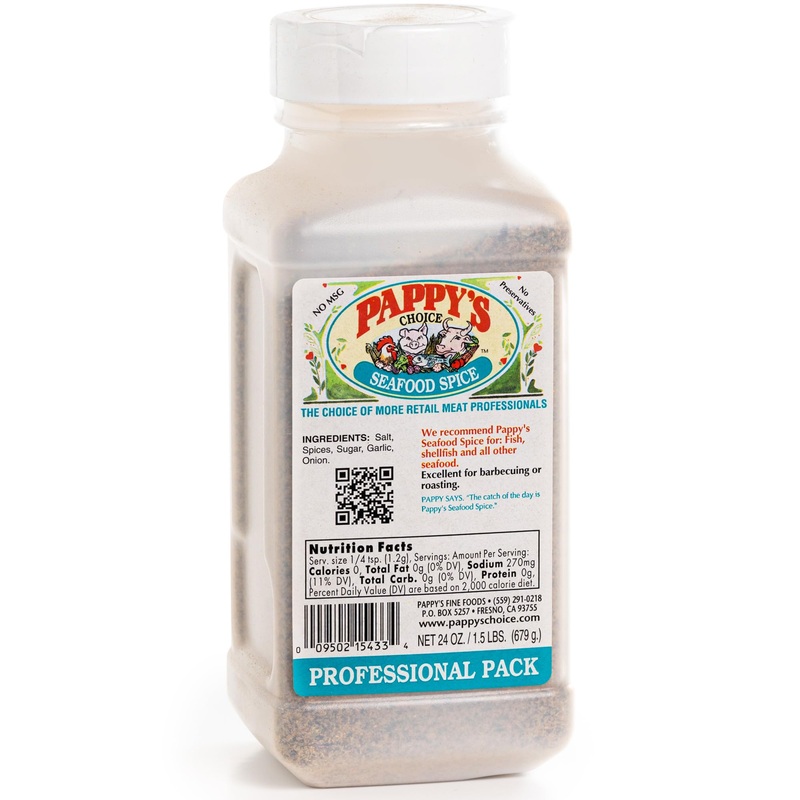 Pappy’S Seafood Spice – Perfect Seasoning For Grilled Fish, Shrimp, Crab, Lobster, And Seafood Boils | Ideal For Blackened, Frie