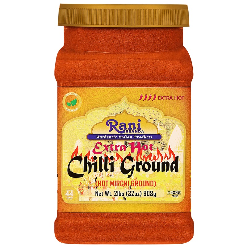 Rani Extra Hot Chilli Powder Indian Spice 32Oz (2Lbs) 908G Pet Jar ~ All Natural | No Color Added | Gluten Friendly | Vegan | No