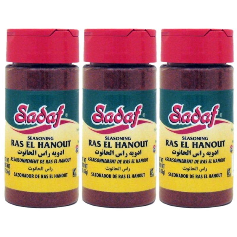 Sadaf Ras El Hanout Seasoning – Ancient Moroccan Blend Of Spices – Perfect For Your Couscous, Tagine, B’Stila And More (2 Oz Bot
