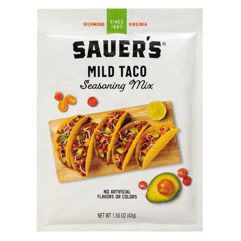 Sauer’S Taco Seasoning Mild, 1.50 Ounce (Pack Of 1)