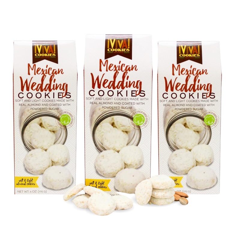Too Good Gourmet Mexican Wedding Cookies | Soft & Buttery Bakery Desserts With A Dusting Of Powdered Sugar – Pack Of 3, 6Oz Boxe