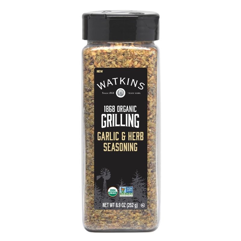 Watkin’S Organic Grilling Garlic & Herb Seasoning, 8.9 Oz