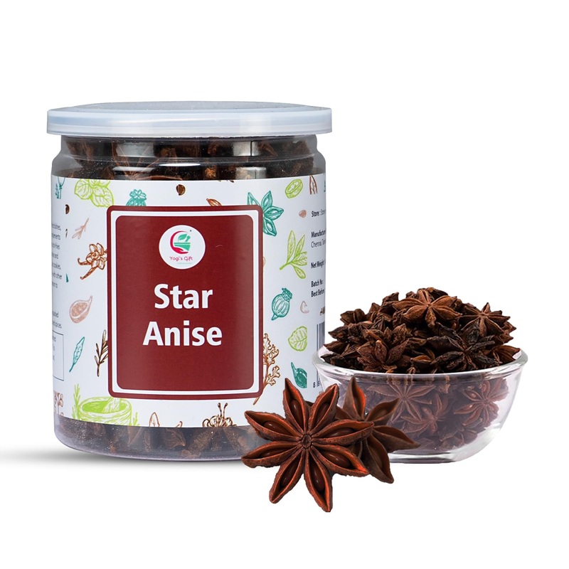 Yogi’S Gift Star Anise Whole – 4 Ounce | Premium Star Anise Pods For Gourmet Delights | Perfect For Baking And Tea Delights!