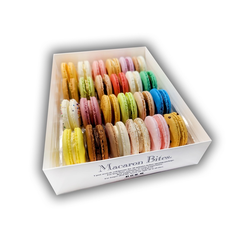 Assorted Macaron Cookies Gift Box – 24 Count