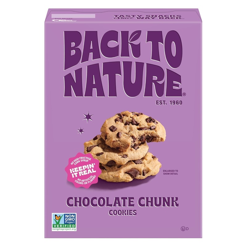 Back To Nature – Chocolate Chunk Cookies – Made With Seriously Tasty Real Ingredients Like Wheat Flour – Non-Gmo – 7.5 Ounce (Pa