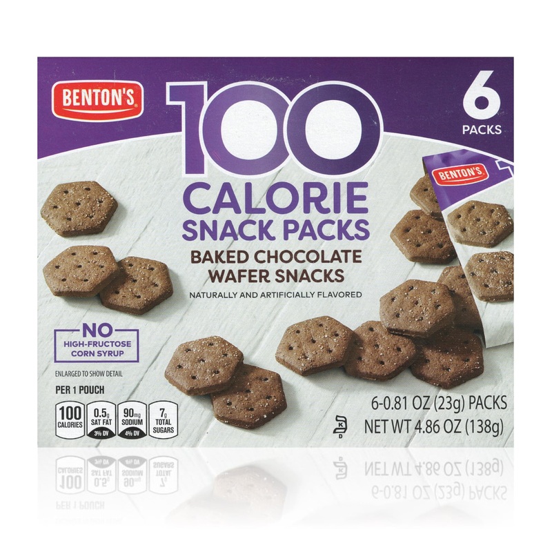 Bentons 100 Calorie Baked Wafer Snack Packs (1 Box, Chocolate)
