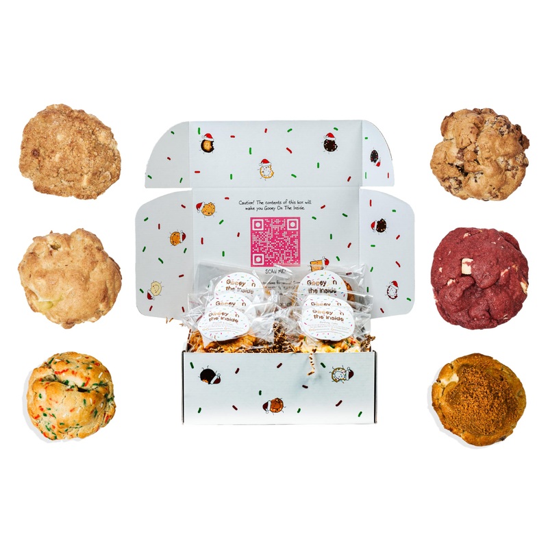 Favorite Things 2024 Gooey On The Inside Cookies Assorted 6-Pack Freshly-Baked Gourmet Food Cookie Gift Snacks – Great For Shari