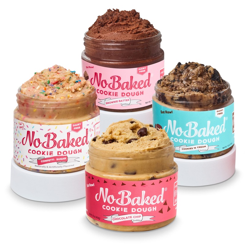 Nobaked Cookie Dough – Edible Favorite Flavors Cookie Dough Meant To Be Eaten Raw With A Soft & Smooth Consistency And No Bitter
