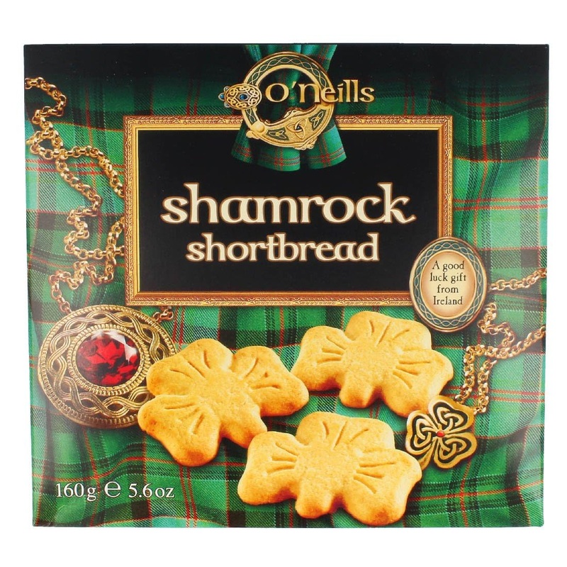 O’Neills Shamrock Shortbread Cookies, 5.6 Ounce