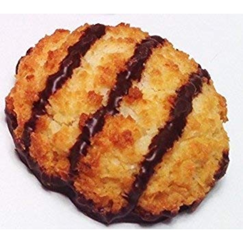 Poppies Belgium Gluten Free Chocolate Flavored Coconut Macaroon Single Serve Cookies, 1.4 Oz (24 Pack)