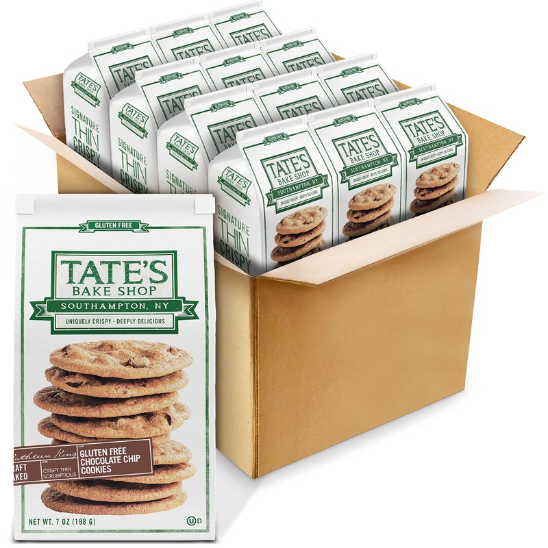 Tate’S Bake Shop Gluten Free Chocolate Chip Cookies, 12-7 Ounce Bags, 12Count