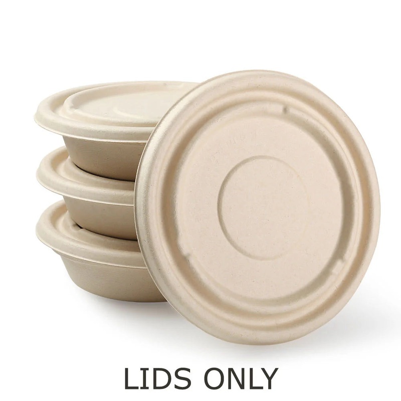 2 oz Disposable Bamboo Souffl/Condiment Lids – 100 Lids