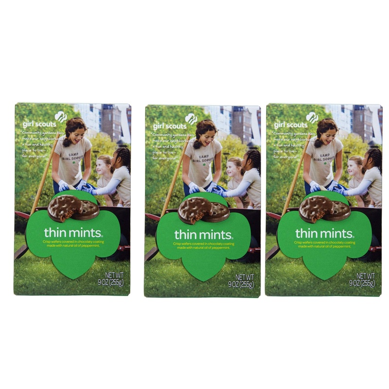 Girl Scout Thin Mints Cookies (3 Boxes)