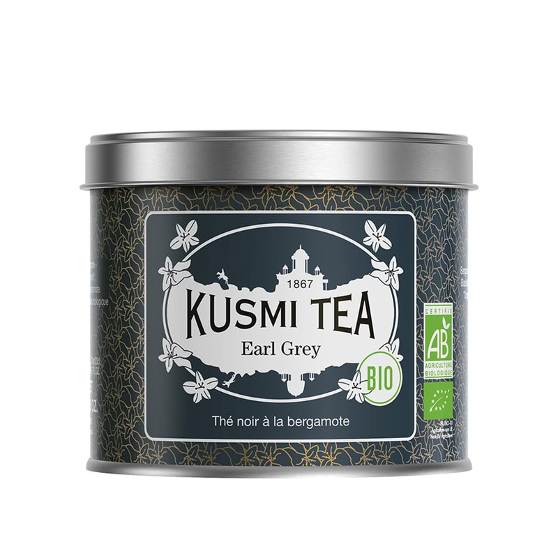 Kusmi Tea – Earl Grey – Organic Earl Grey Black Tea – Flavored With Italian Bergamot Essential Oil – Strong, Robust, Caffeinated