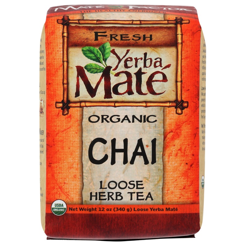 Mate Factor Yerba Organic Chai Loose, 12 Ounce