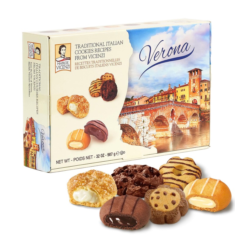 Matilde Vicenzi Verona Excellence Gift Box – Assortment Of Italian Pastries And Cookies For Corporate, Birthday, Mother’S Day, F