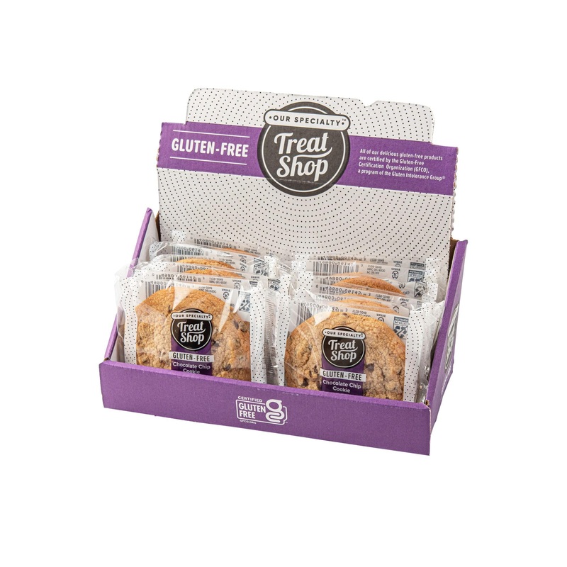 Our Specialty Gluten Free Chocolate Chip Cookies, Individually Wrapped, 12 Pack