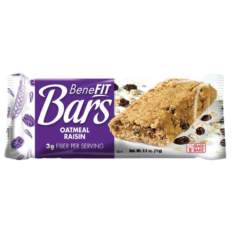 Readi Bake Benefit Oatmeal Raisin Cookies – 48 Per Case.
