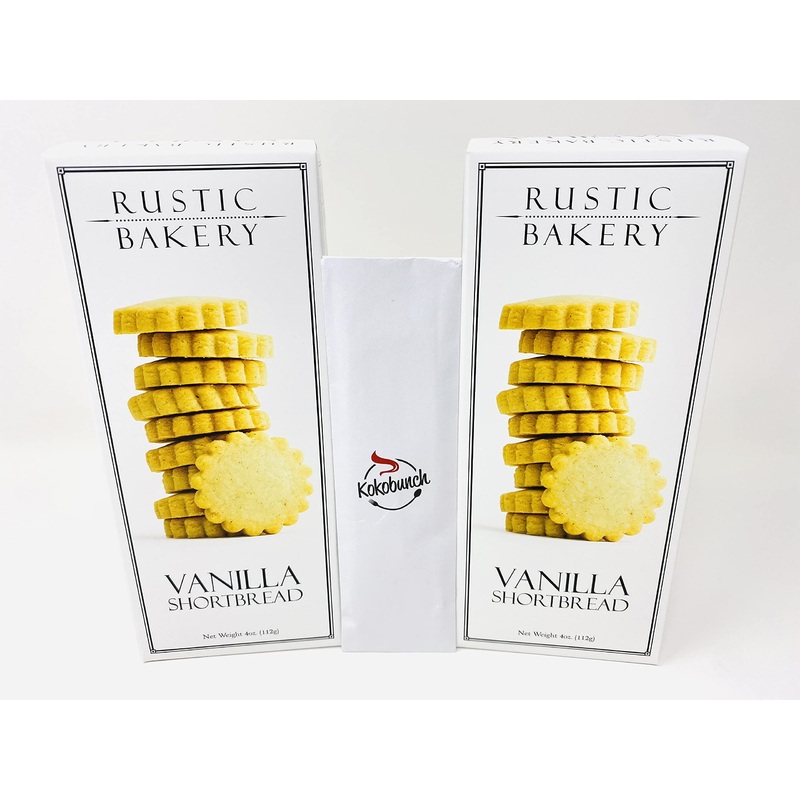 Rustic_Bakery Cookie Bread | Vanilla Shortbread 4Oz 2Pack