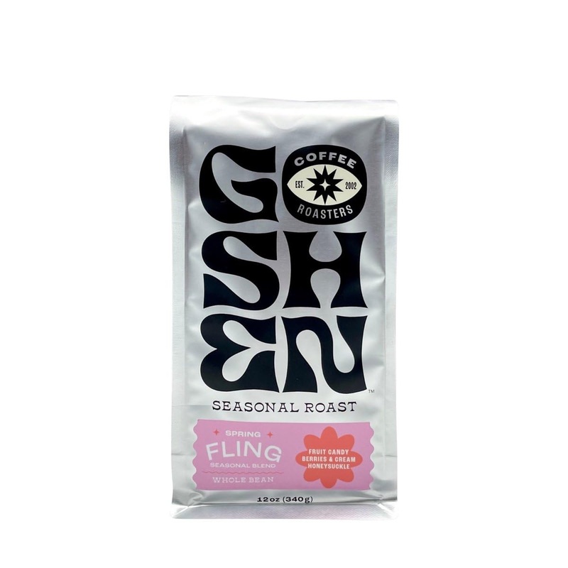 Spring Fling – Roasted By Goshen Coffee Roasters – Whole Bean Coffee – 12 Ounce Bag