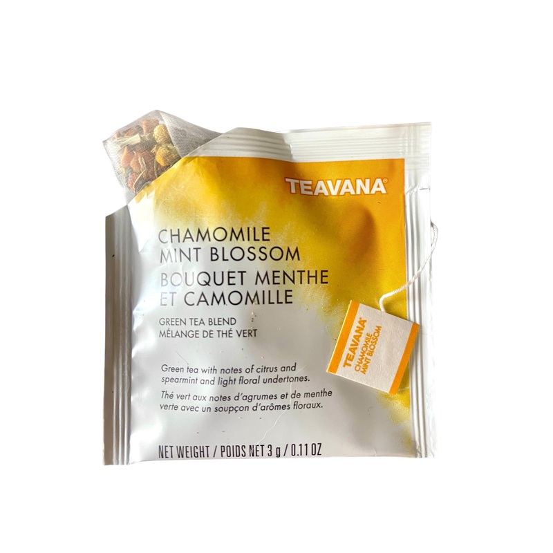 Teavana Starbucks Chamomile Mint Blossom Herbal Tea Sachets, 24 Count