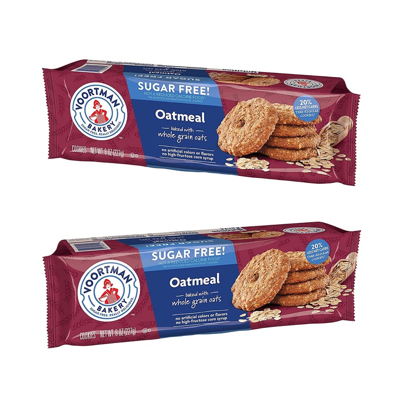 Voortman Bakery Sugar Free Oatmeal Cookies (Pack Of 2) Really Delicious!