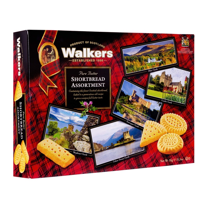 Walker’S Shortbread Traditional Assorted Cookies, All-Butter Shortbread Cookies, 35.3 Oz Box